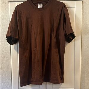 Shaka wear Brown Men’s Crew Neck T‑Shirt